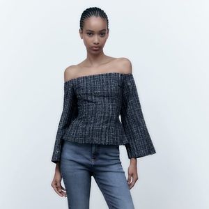 Zara Textured Top